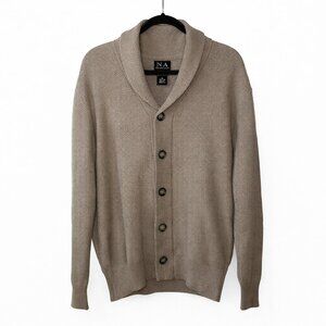 NWT Jos A Bank Mens XL Shawl Collar Cardigan Elbow Patch Knit Preppy